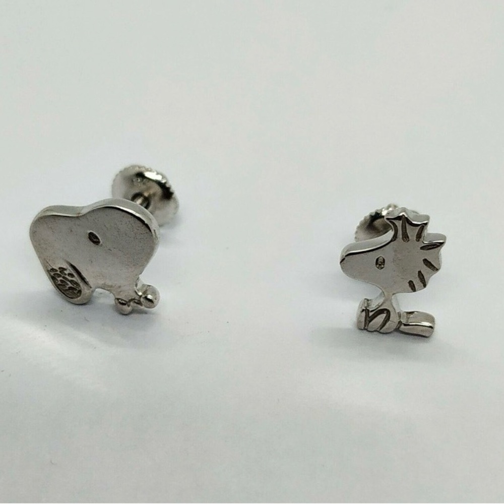 Silver Character Earrings